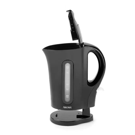 Aroma 1.7L Electric Kettle - Black: Dripless Spout, 1500W, Water Level Viewer - Open Box