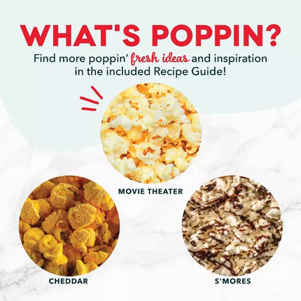 Dash 16-Cup Electric Popcorn Maker – Aqua – 1400W – Open Box