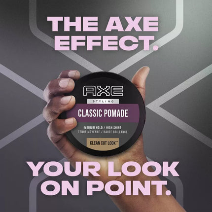 Axe Signature Clean Cut Look Hair Classic Pomade Travel Size - 2.64oz - New