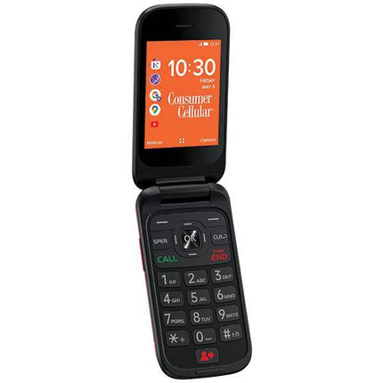 Consumer Cellular Iris Flip (8GB) - Red - Open Box
