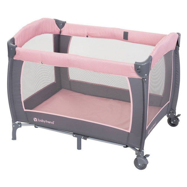 Baby Trend Lil Snooze Deluxe III Nursery Center Playard, Cozy Pink New