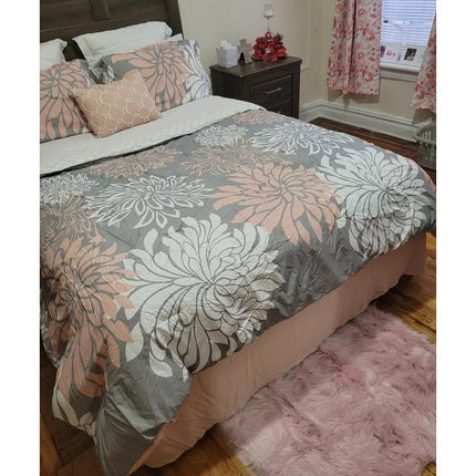 Calla Comforter & Cotton Sheet Set - Queen (New)