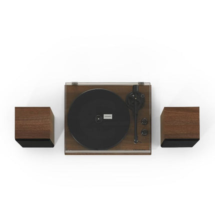 Crosley C62 Shelf System Vinyl Record Player - Walnut - New