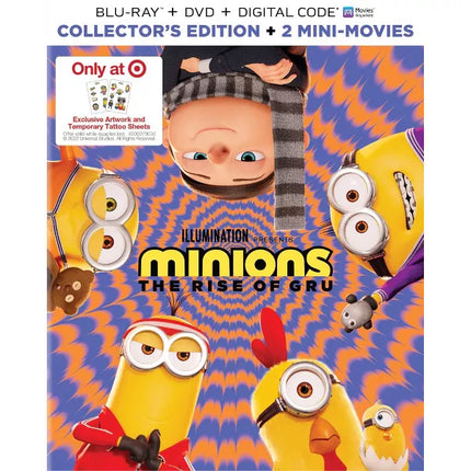 Minions: The Rise of Gru Giftset (Deluxe Edition) (Blu-ray) - New