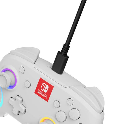 Afterglow Wave Wireless Motion Plus Controller for Nintendo Switch - White - New