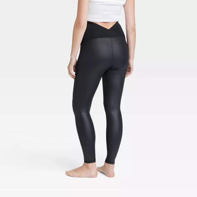 HIgh Gloss Maternity Leggings - Isabel Maternity by Ingrid & Isabel™, New, Black ,XS,S,M,L