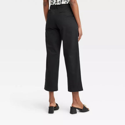 Women's High-Rise Straight Ankle Chino Pants - A New Day™, New, Sizes 6 and 10