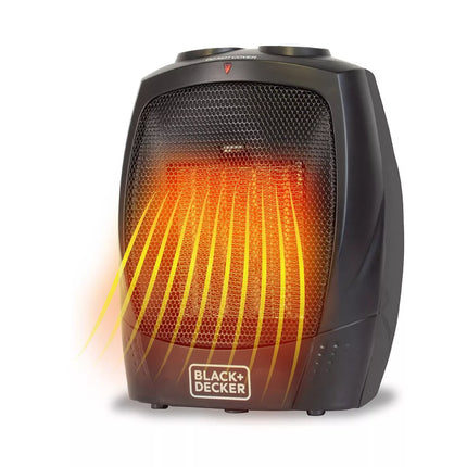BLACK+DECKER Personal Ceramic Indoor Heater – Black – Open Box