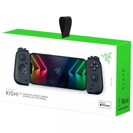 Razer Kishi V2 Mobile Gaming Controller for iPhone (Lightning) - Black - Open Box