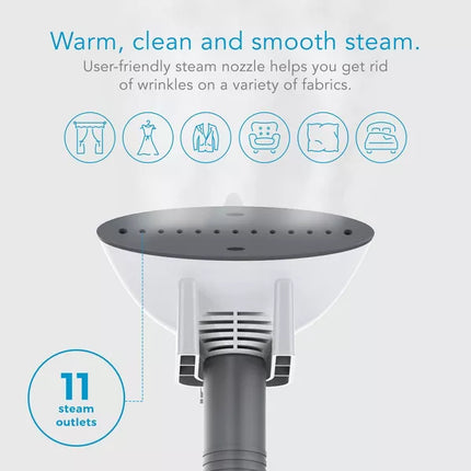 SteamFast 407 Canister Fabric Steamer - 1500W, 55 Min Steam, White (New)