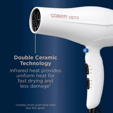 Conair Double Ceramic Hair Dryer – 1875W – Open Box