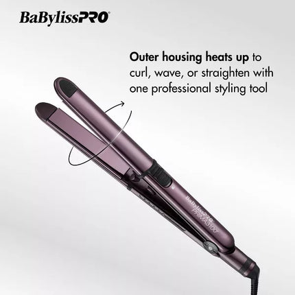 BaBylissPRO Nano Titanium Limited Edition Prima3100 Flat Iron - Purple, 1" (New)