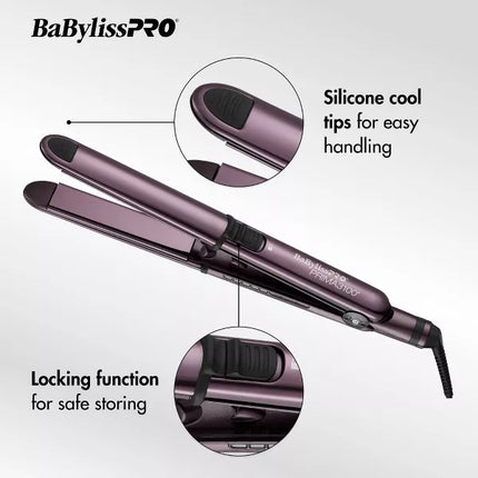 BaBylissPRO Nano Titanium Limited Edition Prima3100 Flat Iron - Purple, 1" (New)