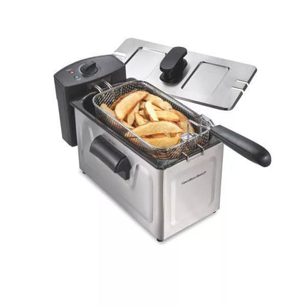 Hamilton Beach 3qt Electric Deep Fryer - Black (Model 35220) - New