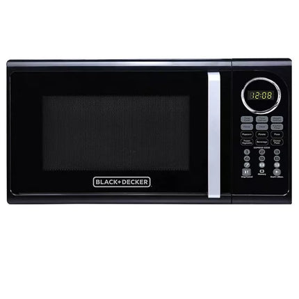 Black+Decker 0.9 Cu.Ft. Digital Microwave - Black, Open Box with Imperfection