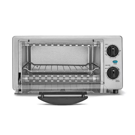 KitchenSmith by Bella 4-Slice Toaster Oven - Stainless Steel, New