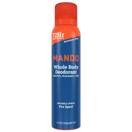 Mando Whole Body Deodorant Spray - Pro Sport - 3.6oz