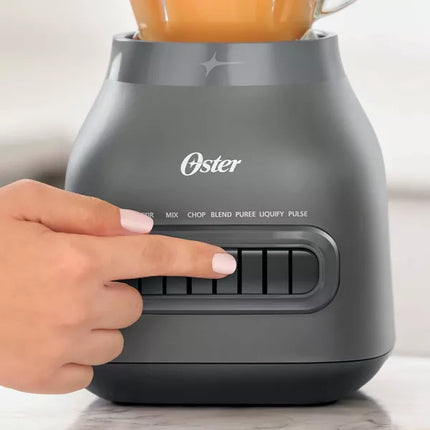 Oster Easy-to-Clean Blender with Dishwasher-Safe Glass Jar & Blend-n-Go Cup - 700W, 8 Speeds, New