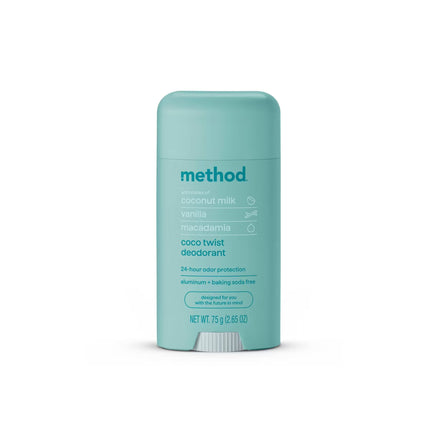 Method Solid Deodorant - Coco Twist For Sensitive Skin- 2.65oz