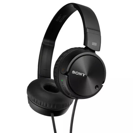 Sony Noise-Canceling On-Ear Wired Headphones (MDR-ZX110NC) - Open Box