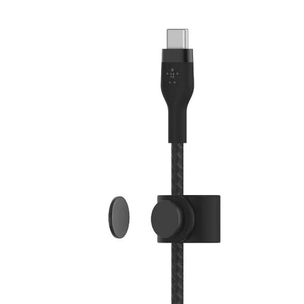 Belkin BoostCharge Pro Flex USB-C Cable with USB-C Connector + Strap, 10 ft (New)