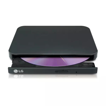 LG 8x Portable External DVD/RW Drive - Black (SP80) - New