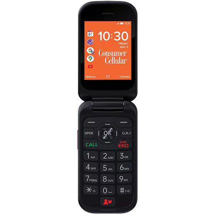 Consumer Cellular Iris Flip (8GB) - Red - Open Box