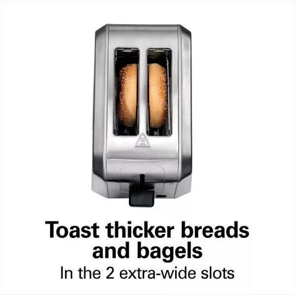 Hamilton Beach 2-Slice Toaster - Stainless Steel, New