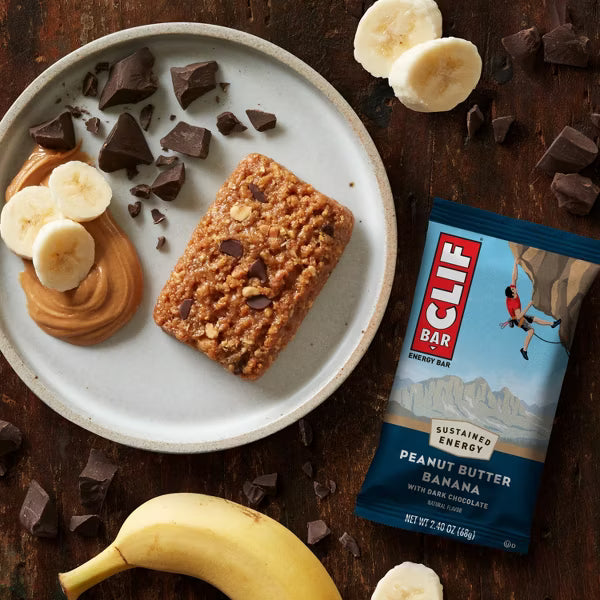 Clif Bar Peanut Butter Banana with Dark Chocolate Energy Bars in 10-count boxes (12)