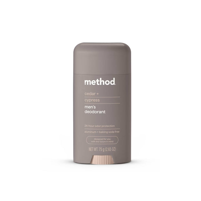 Method Solid Deodorant - Cedar + Cypress For Normal to Sensitive Skin, 2.65 Oz