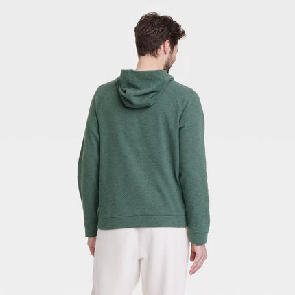 Men's Textured Pullover Hoodie - All In Motion™, New, Green, Size S