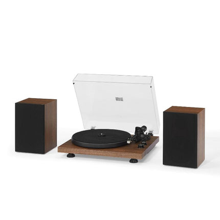 Crosley C62 Shelf System Vinyl Record Player - Walnut - New