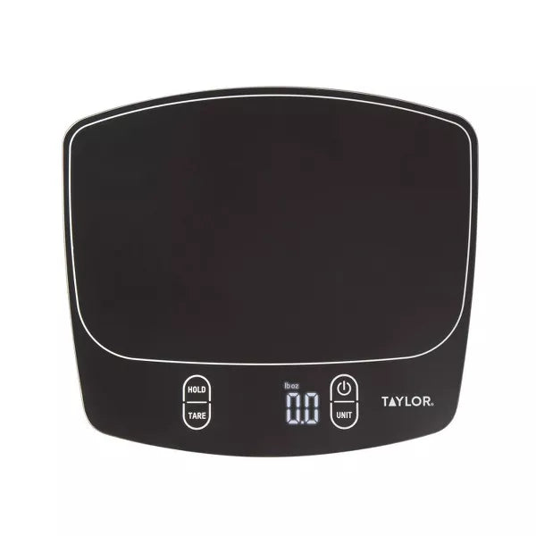 Taylor Waterproof Digital Kitchen 11 lb Food Scale - Black - Open Box