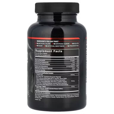 Force Factor Test X180 Boost 120 Tablets, Exp 10/26
