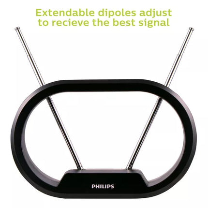 Philips Modern HD Passive Antenna - Black (New)