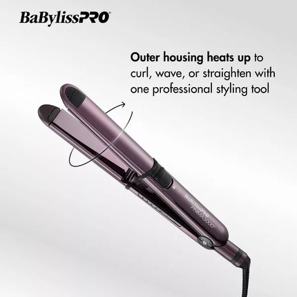 BaBylissPRO Nano Titanium Limited Edition Prima3000 Flat Iron - Purple, 1.25" (New)