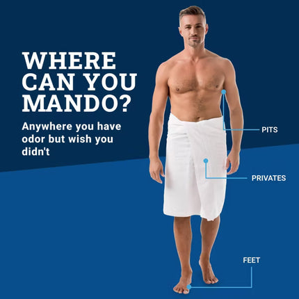 Mando Whole Body Deodorant Spray - Pro Sport - 3.6oz