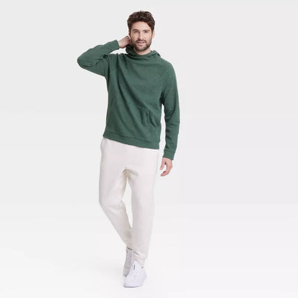 Men's Textured Pullover Hoodie - All In Motion™, New, Green, Size S