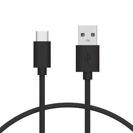 Just Wireless 4 ft TPU Type-C to USB-A Cable - Black (Open Box)