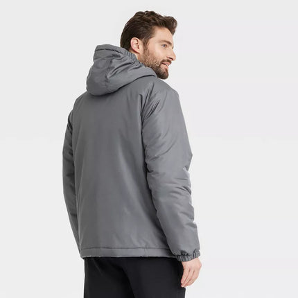 All In Motion™ Men's Winter Grey Jacket, New, Size M