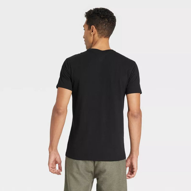 Men's Casual Fit Every Wear Short Sleeve T-Shirt - Goodfellow & Co™, New, Black, L,XXL