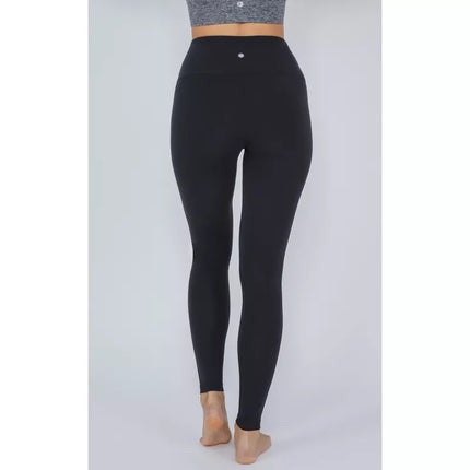 Women's High Waist Ultra Soft Nude Tech Leggings - Yogalicious, New - Black, Size XL