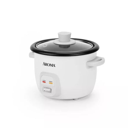 Aroma 4-Cup Pot-Style Rice Cooker - New, White