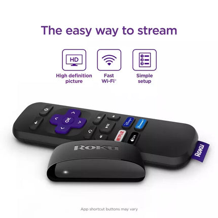 Roku Express HD Streaming Device with Standard Remote & Wi-Fi (Open Box, Without HDMI Cable & Charger)