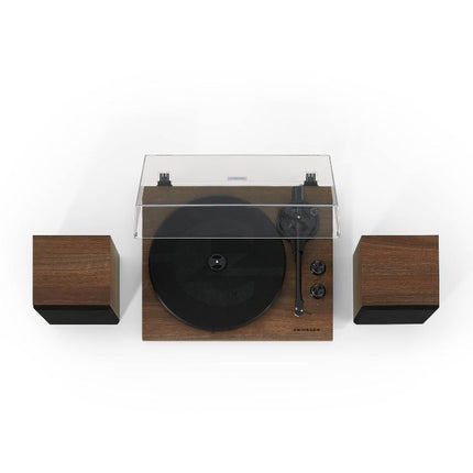 Crosley C62 Shelf System Vinyl Record Player - Walnut - New