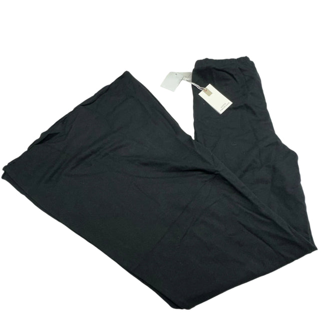 Good American Black Wide-Leg Pants Size L - New
