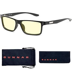 Gunnar Vertex Blue Light Blocking Computer & Reading Glasses Onyx Size 1.75 New
