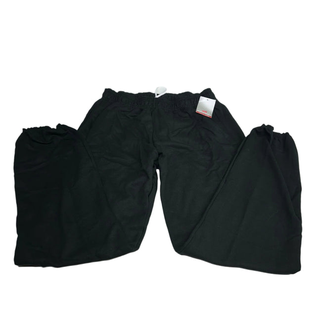 Hanes Ultimate Cotton PrintPro Sweatpants Black Size M New
