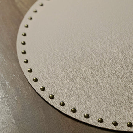 Harvey Studded Leather Placemats - Set of 4