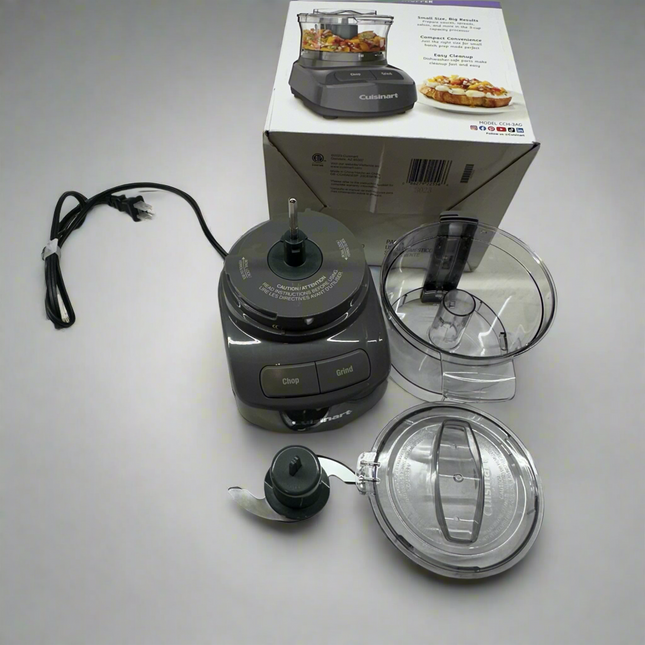 Cuisinart Mini-Prep Food Processor - Compact and Efficient, Open Box